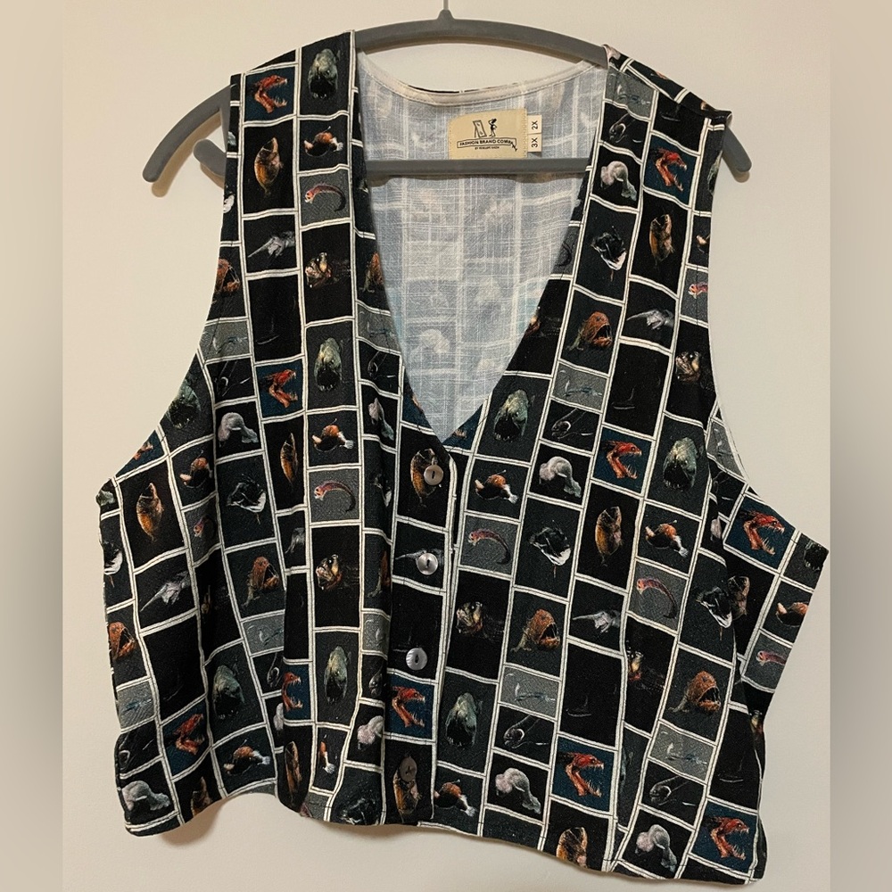 Fashion Brand Company Cute Fish Vest 2x/3x